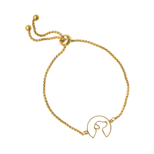 Gold-plated dog bracelet Philippines - Isolana.co