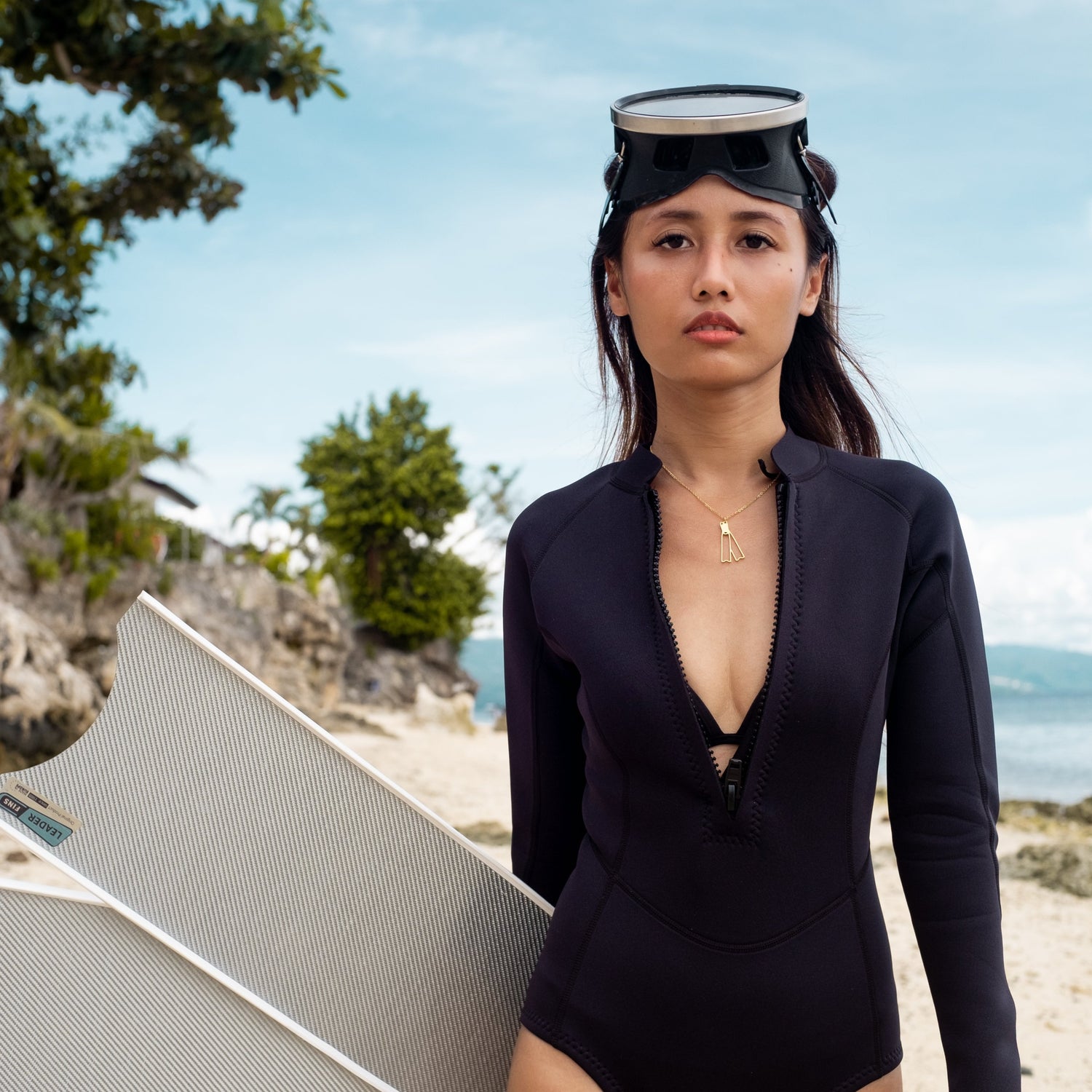 freediving fins necklace - Isolana.co