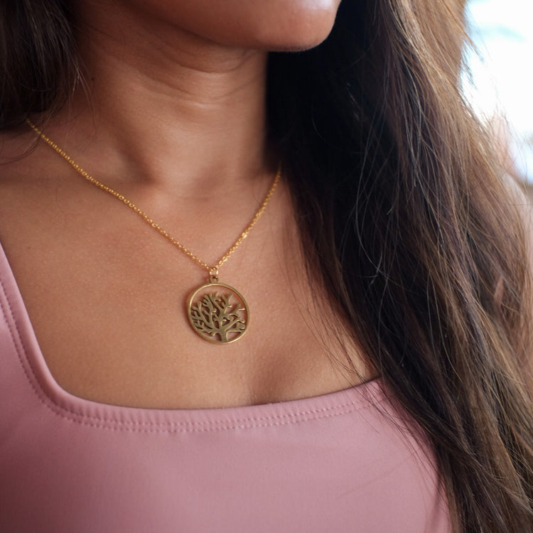 Coral design necklace - Isolana.co